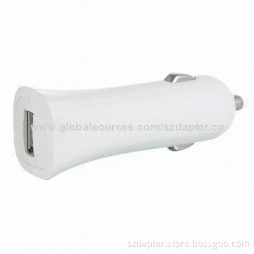 5V/1A USB Car Chargers with LED Power Light Indication, CE/RoHS Marks